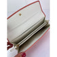 Fendi Continental Pink Leather Wallet Clutch