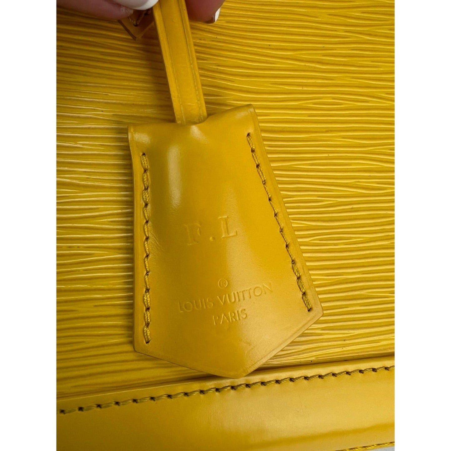 LOUIS VUITTON Alma BB Epi Leather Shoulder Bag