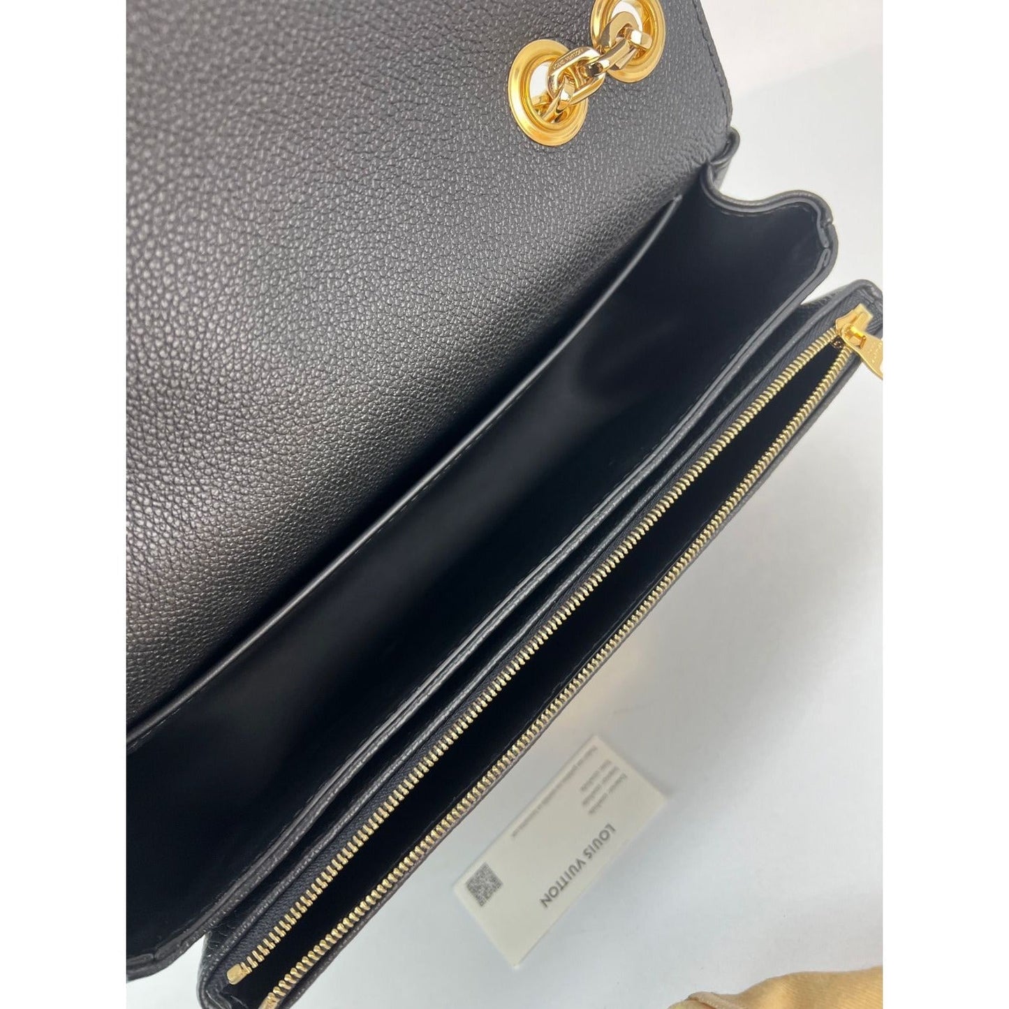Louis Vuitton Marceau NM Black Empriente Leather Shoulder Bag
