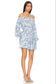 ASTR the Label Sabine Dress in Blue Floral