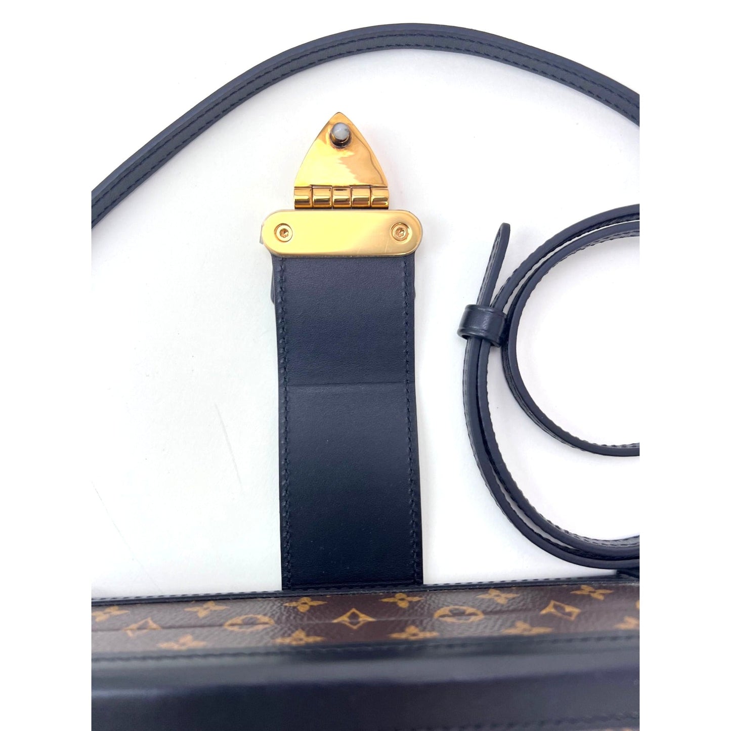 Louis Vuitton Petite Malle Patches Monogram Crossbody Clutch Bag Limited Edition RARE