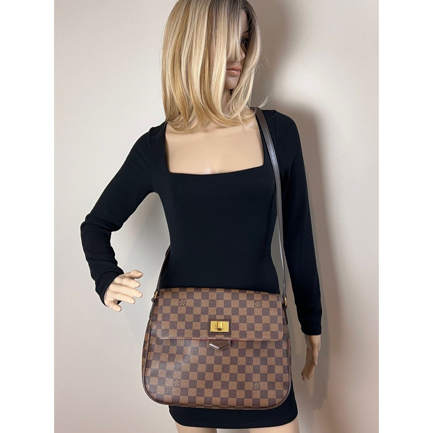 Louis Vuitton Besace Rosebury Damier Ebene Crossbody Bag