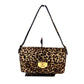 Prada Cavallino Leopard calf Hair Shoulder Bag