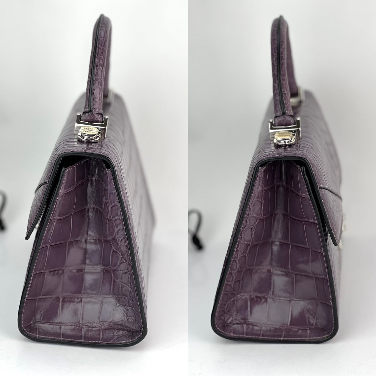 Stalvey Top Handle 2.5 Alligator Lilac Bag Crossbody Exclusive Luxury
