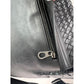 Bottega Veneta Intrecciato  Black Leather Messenger Bag
