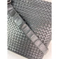 Bottega Veneta Intrecciato  Black Leather Messenger Bag