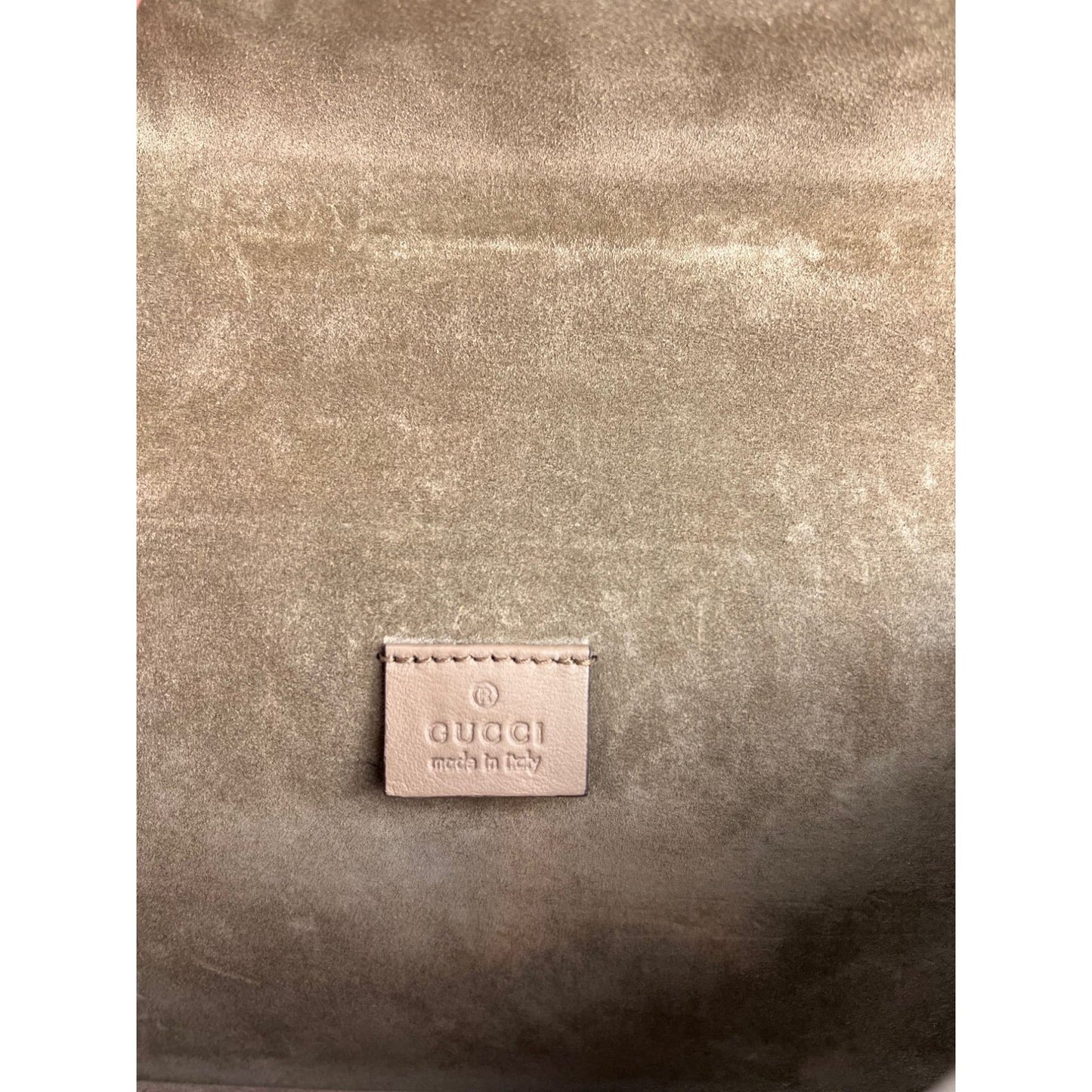 Gucci GG Supreme Blooms Print Embroidered Medium Dionysus Shoulder Bag Blue Taupe