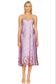 Free People x Intimately FP On My Own Printed Maxi Dress in Lilac Combo