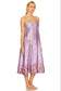 Free People x Intimately FP On My Own Printed Maxi Dress in Lilac Combo