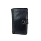 Chanel Caviar Timeless CC Zippered Pocket Black Wallet