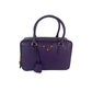 Prada Saffiano Leather Lux Small  Top Handle Viola Purple Handbag