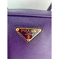 Prada Saffiano Leather Lux Small  Top Handle Viola Purple Handbag