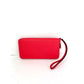 Hermes Epsom Lucky Wrist Azap Leather Pink Red Wallet