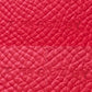 Hermes Epsom Lucky Wrist Azap Leather Pink Red Wallet