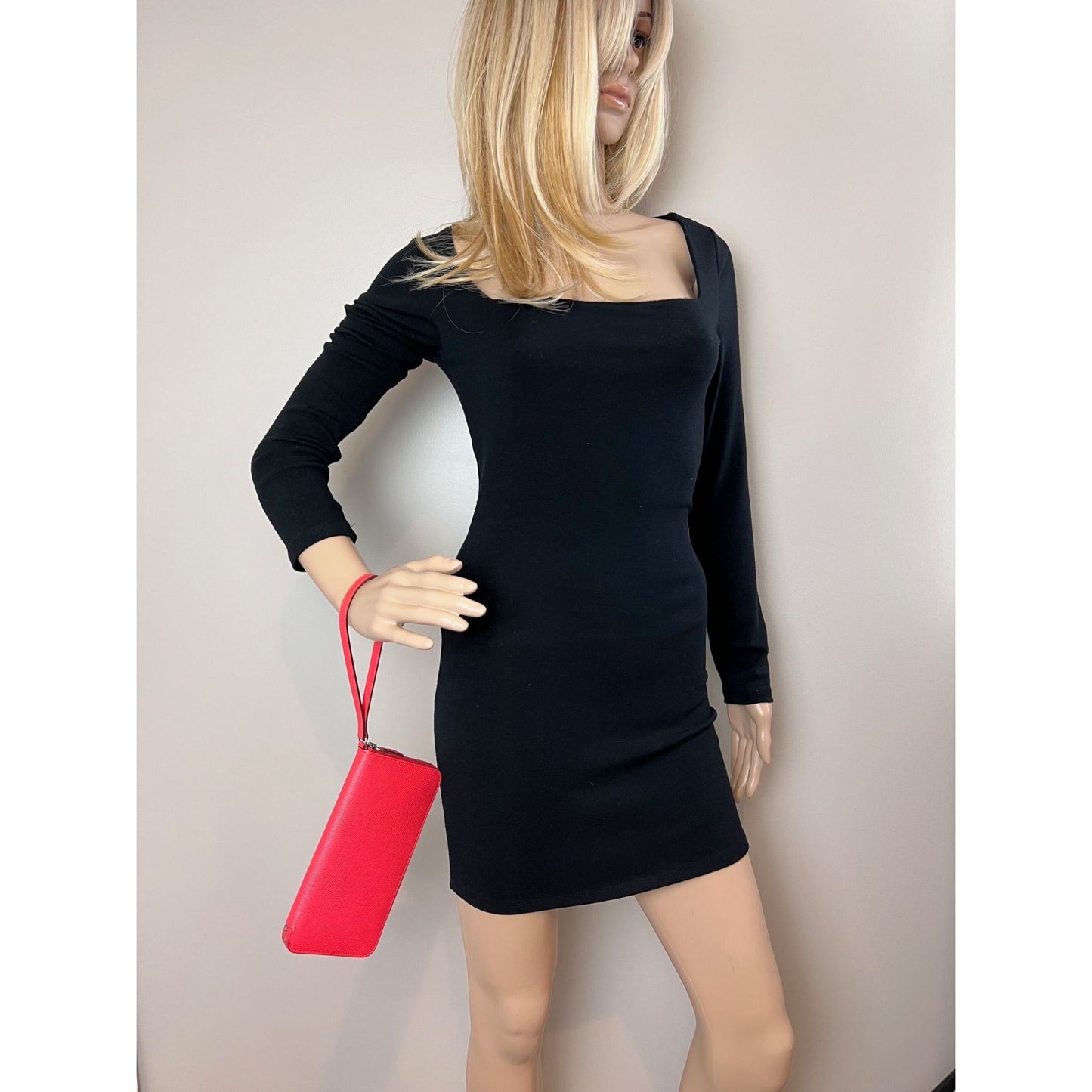 Hermes Epsom Lucky Wrist Azap Leather Pink Red Wallet