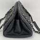 CHANEL Just Mademoiselle Quilted Caviar Black Bowling Shoulder Bag
