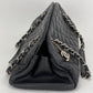 CHANEL Just Mademoiselle Quilted Caviar Black Bowling Shoulder Bag