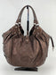 Louis Vuitton Large Mahina Metallic Bronze Leather Shoulder Bag