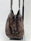 Louis Vuitton Large Mahina Metallic Bronze Leather Shoulder Bag