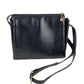 CHRISTIAN DIOR Black  Leather Adjustable Shoulder Bag Authentic Pre owned