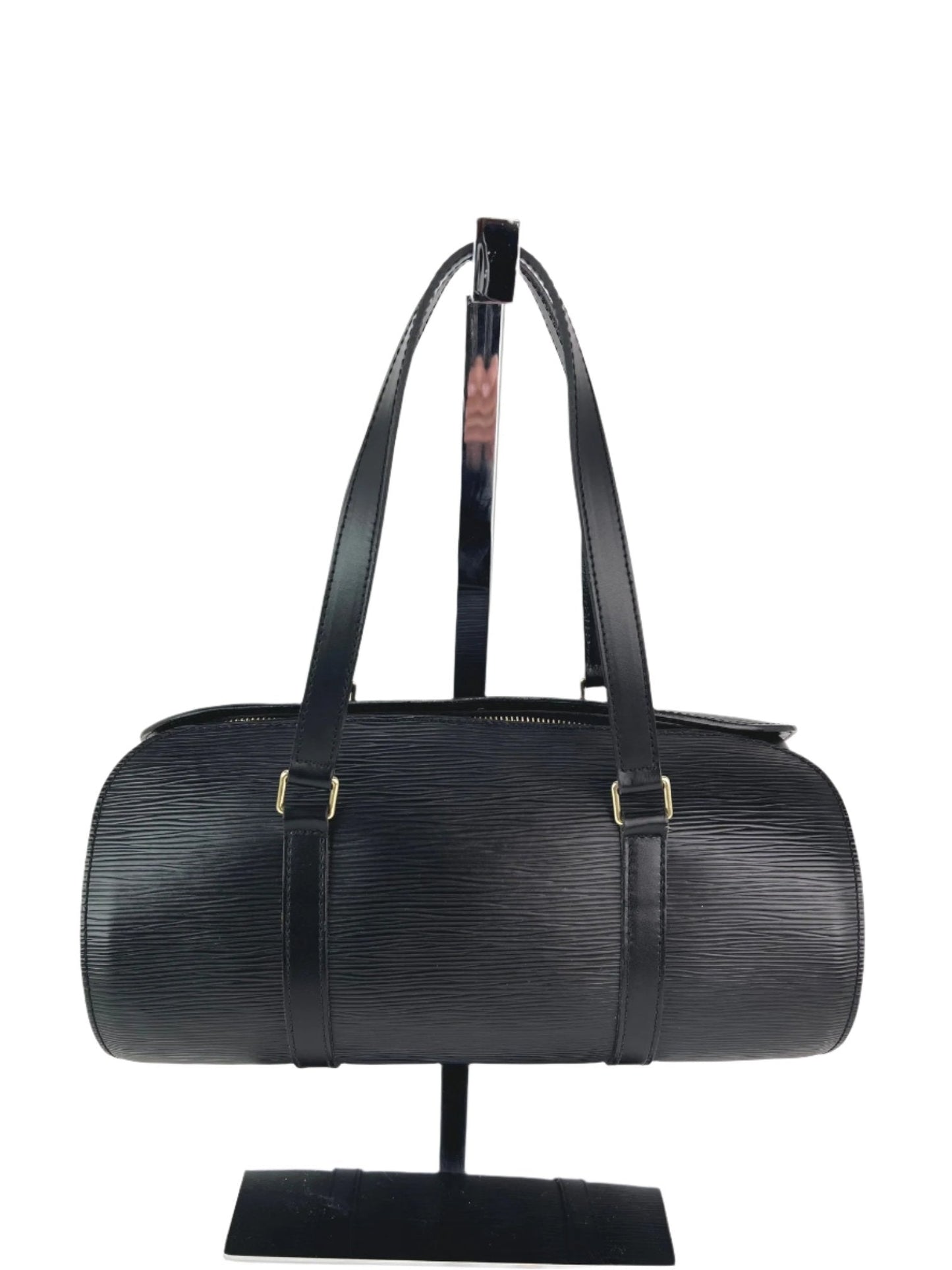 Louis Vuitton Soufflot Black Epi Leather Shoulder Bag