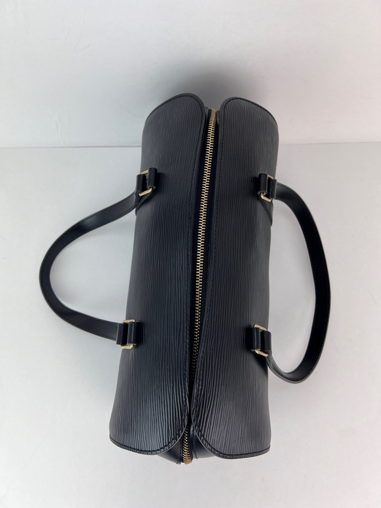 Louis Vuitton Soufflot Black Epi Leather Shoulder Bag