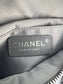 Chanel Metallic Dark Silver Calfskin Quilted Banane Fanny Pack Waist Bag