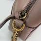 Gucci GG Marmont Small Chain Beige Matelasse Leather Crossbody Bag