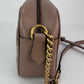 Gucci GG Marmont Small Chain Beige Matelasse Leather Crossbody Bag