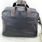 Celine Black Leather Handle Bag Vintage Briefcase messenger Bag