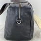 Celine Black Leather Handle Bag Vintage Briefcase messenger Bag