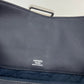 Hermes Messenger Cityslide Pouch Evercolor Leather Indigo Blue Clutch Preowned