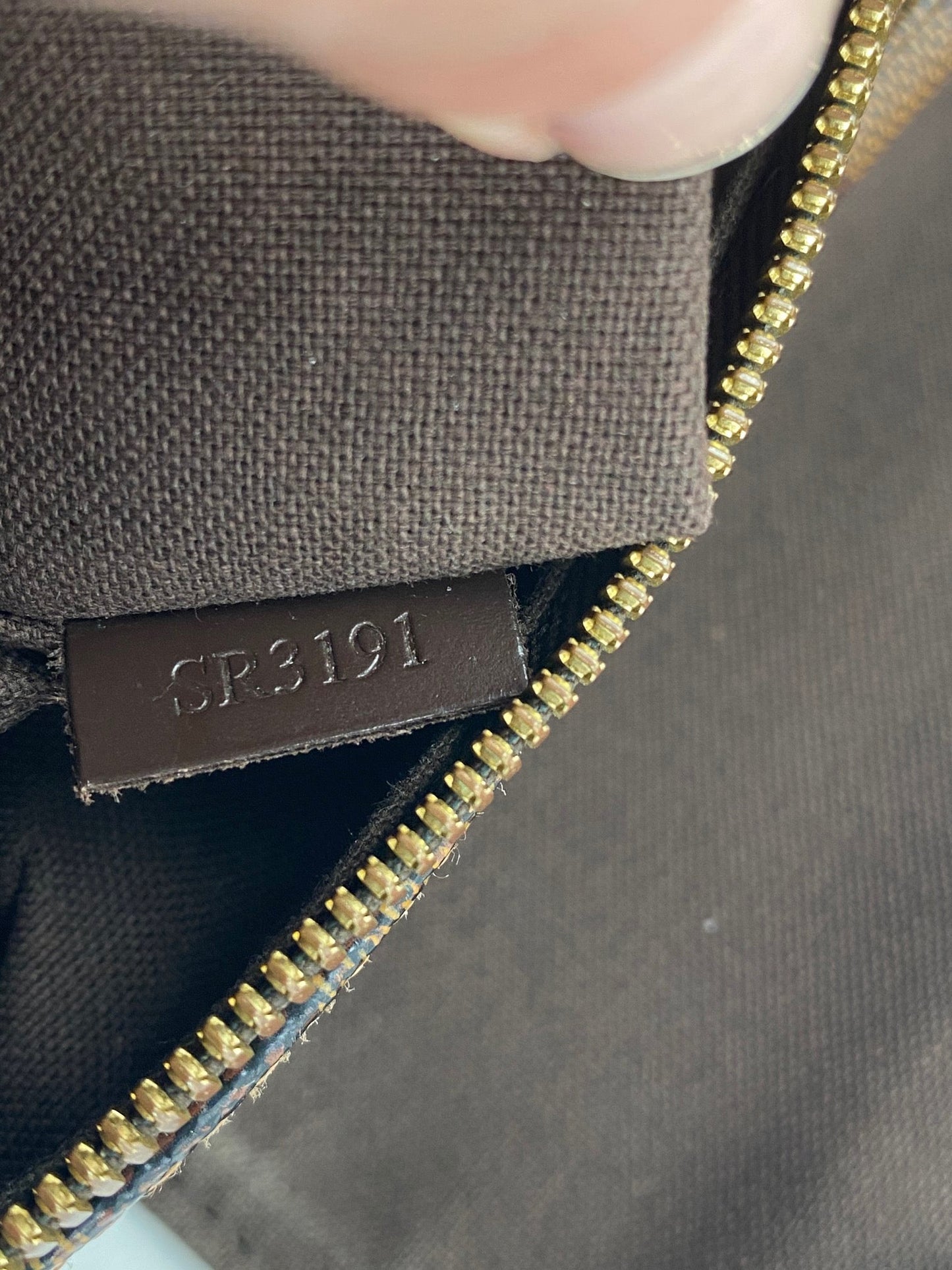 Louis Vuitton Damier Ebene Canvas Naviglio Shoulder Men's Messenger Bag