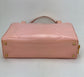 Chanel Triple CC Logo Medium Pink Patent Leather Tote Shoulder Bag Pre owned