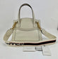 GUCCI Linea Medium Totem Web Stripped Yellow Butterfly Top Handle Bag Preowned