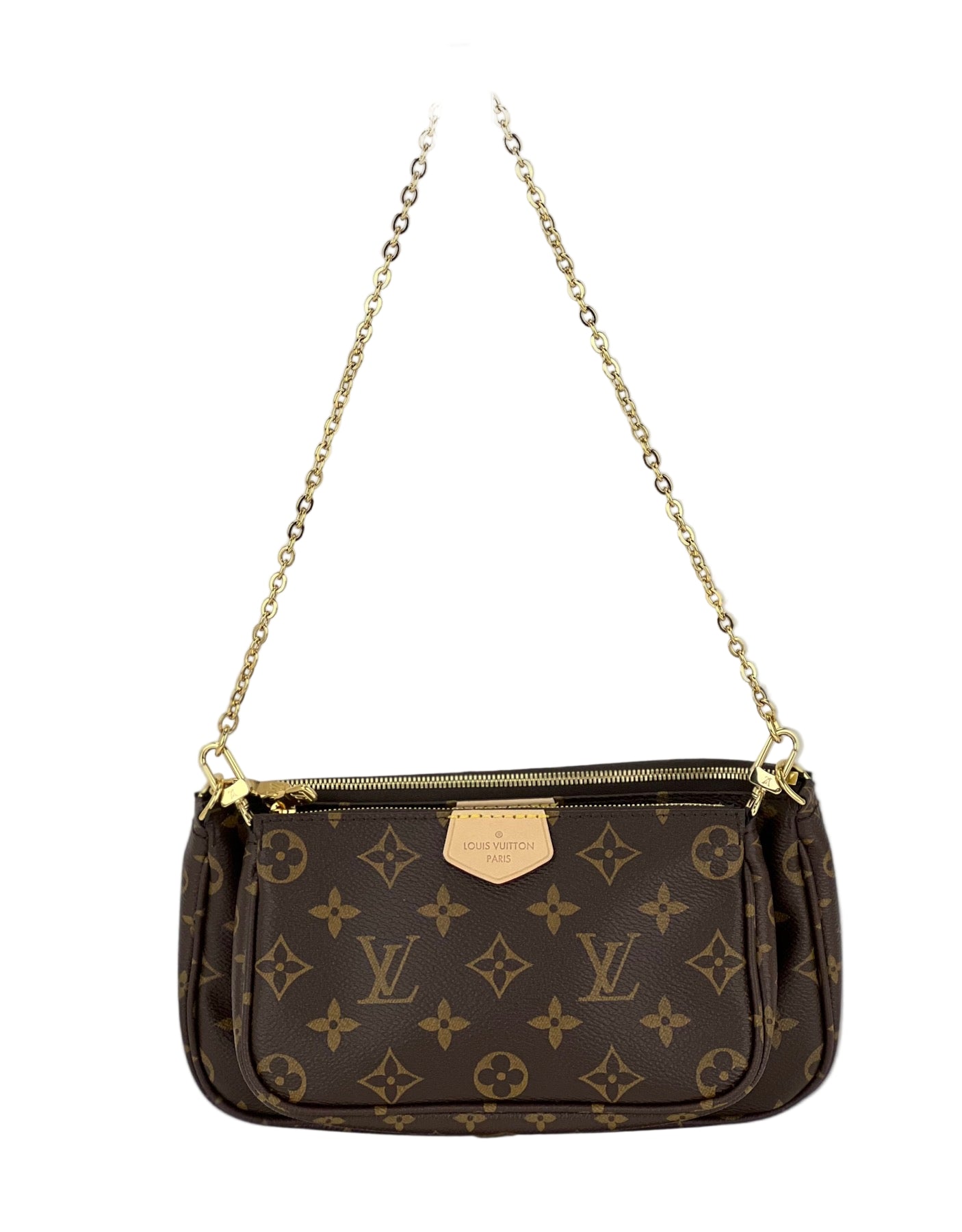 Louis Vuitton Multi Pochette Accessoires Monogram Canvas Brown Preowned
