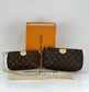 Louis Vuitton Multi Pochette Accessoires Monogram Canvas Brown Preowned