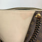 Louis Vuitton Monogram Braided V Tote MM White Leather Shoulder Hand Bag