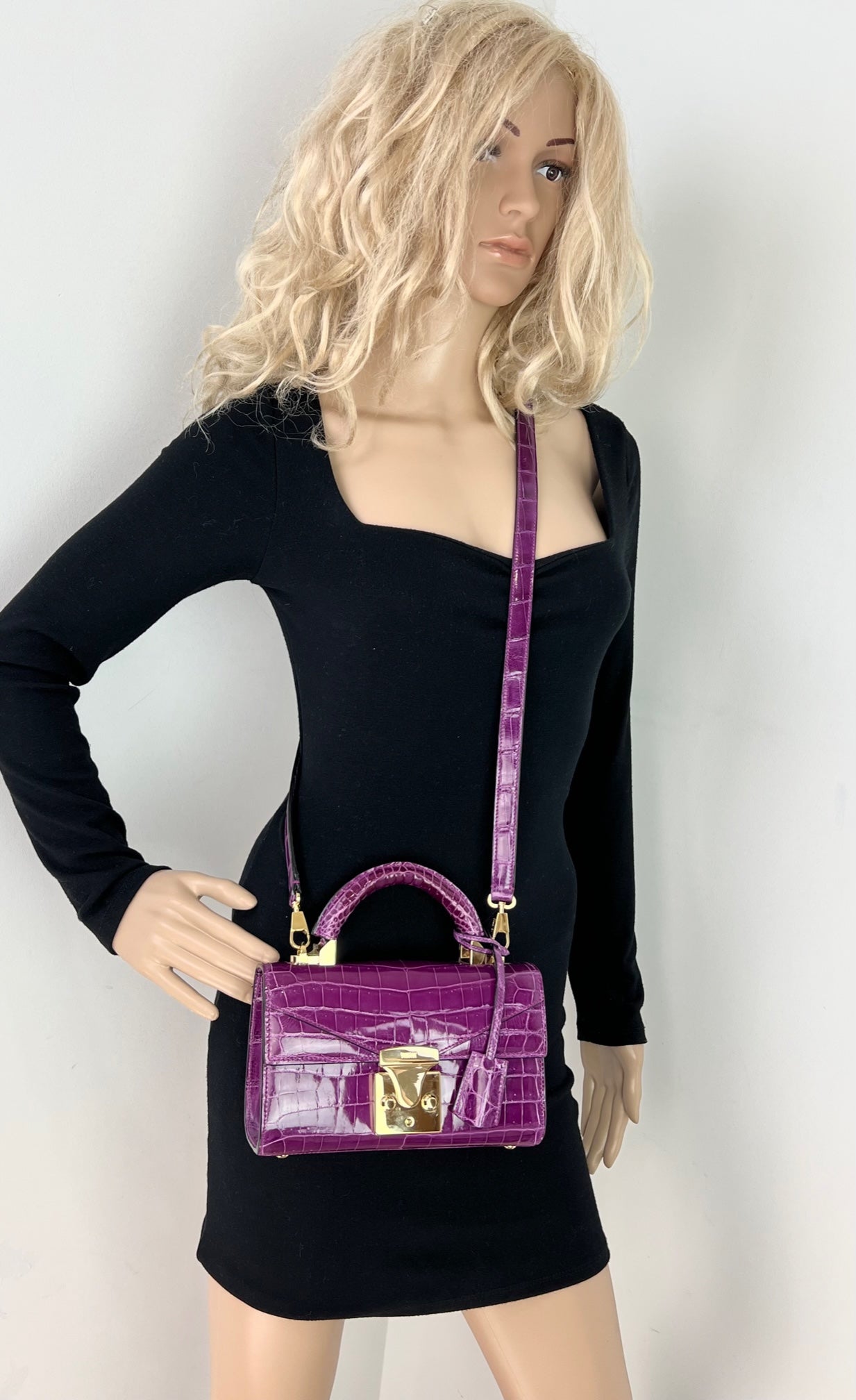 Exclusive Stalvey Top Handle 2.0 Alligator Bag Crossbody Luxury Bag