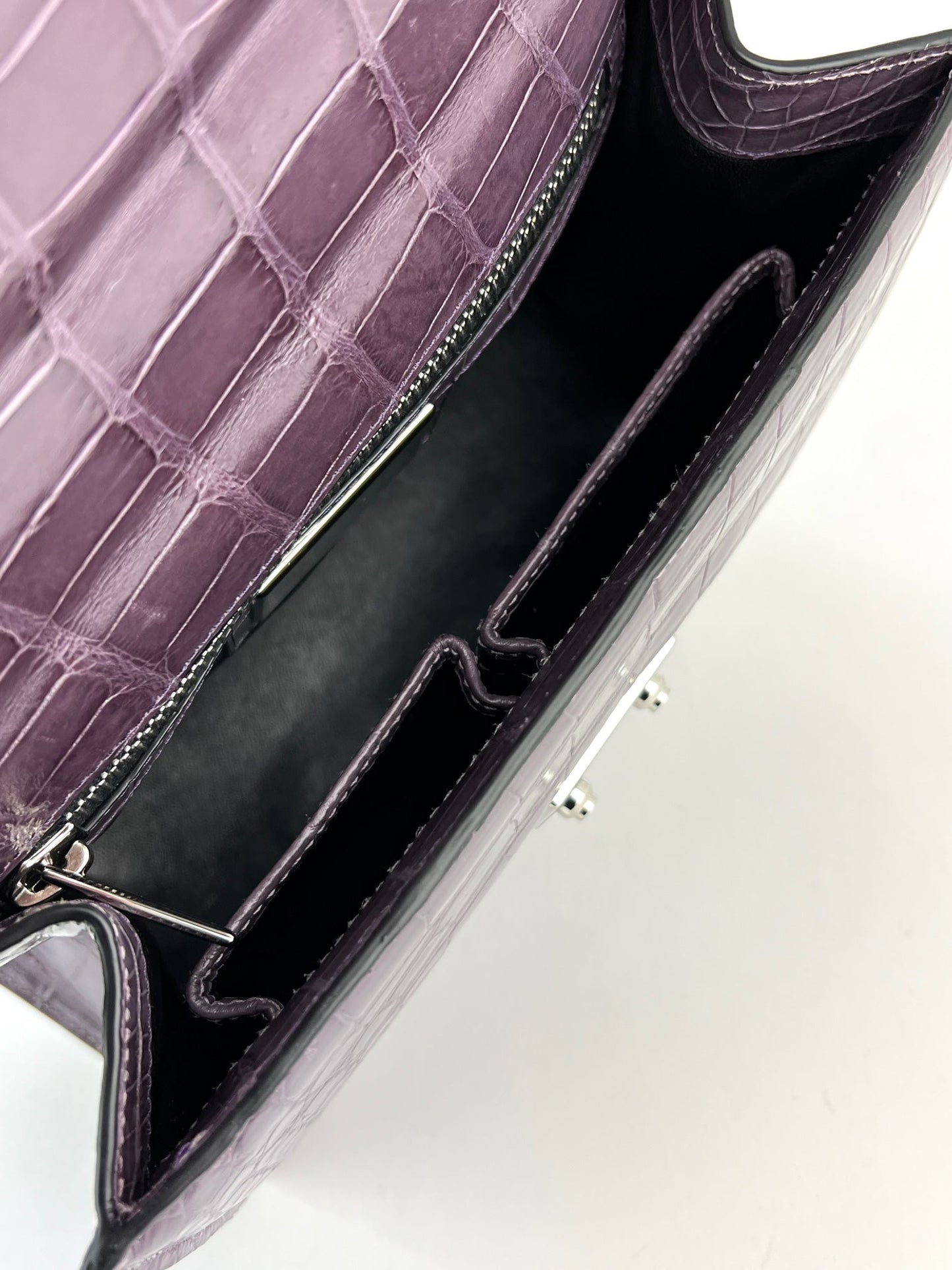 Stalvey Top Handle 2.5 Alligator Lilac Bag Crossbody Exclusive Luxury