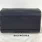 Balenciaga Ville Bowling Small Black Grained Leather Satchel Crossbody Bag
