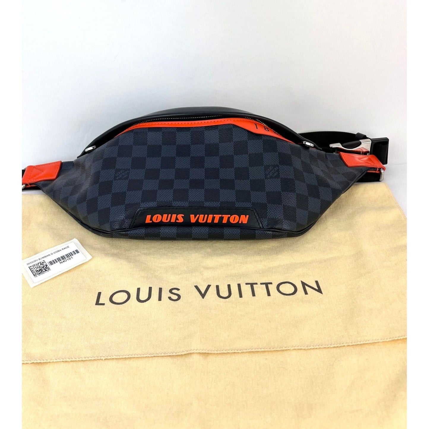 Louis Vuitton Damier Colbart orange Race Discovery Bumbag Sling Bag