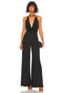 L'Academie Torin Jumpsuit in Black