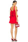 LIKELY Amalia Exaggerated Bow Mini Dress
