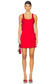 LIKELY Amalia Exaggerated Bow Mini Dress