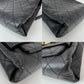 Chanel Calfskin Quilted Enchained Black Flap Shoulder Bag