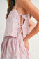 MABLE Embroidered Crop Cami and Balloon Mini Skirt Set