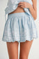 MABLE Embroidered Crop Cami and Balloon Mini Skirt Set