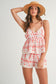 MABLE Floral Printed Peplum Top and Shorts Set