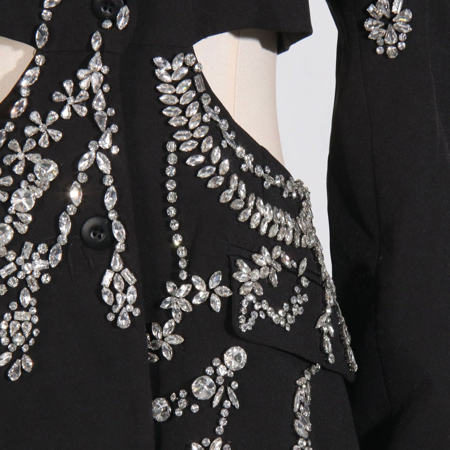 Formal Wear Summer Heavy Industry Beads High-Grade Blazer for Women